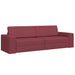 Slaapbank Wijnrood 245 x 78 x 77 cm Stof
