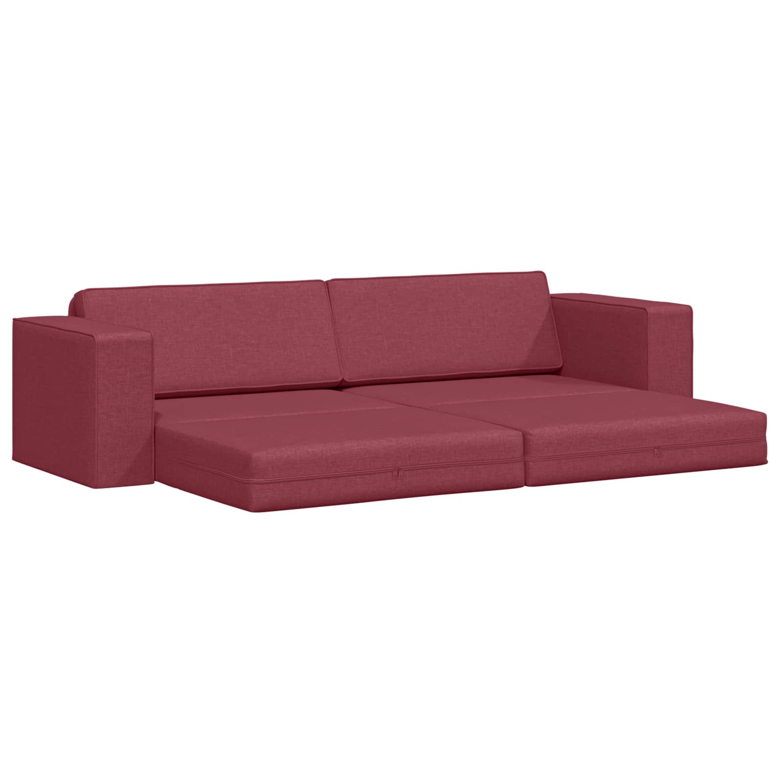 Slaapbank Wijnrood 245 x 78 x 77 cm Stof