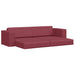 Slaapbank Wijnrood 245 x 78 x 77 cm Stof