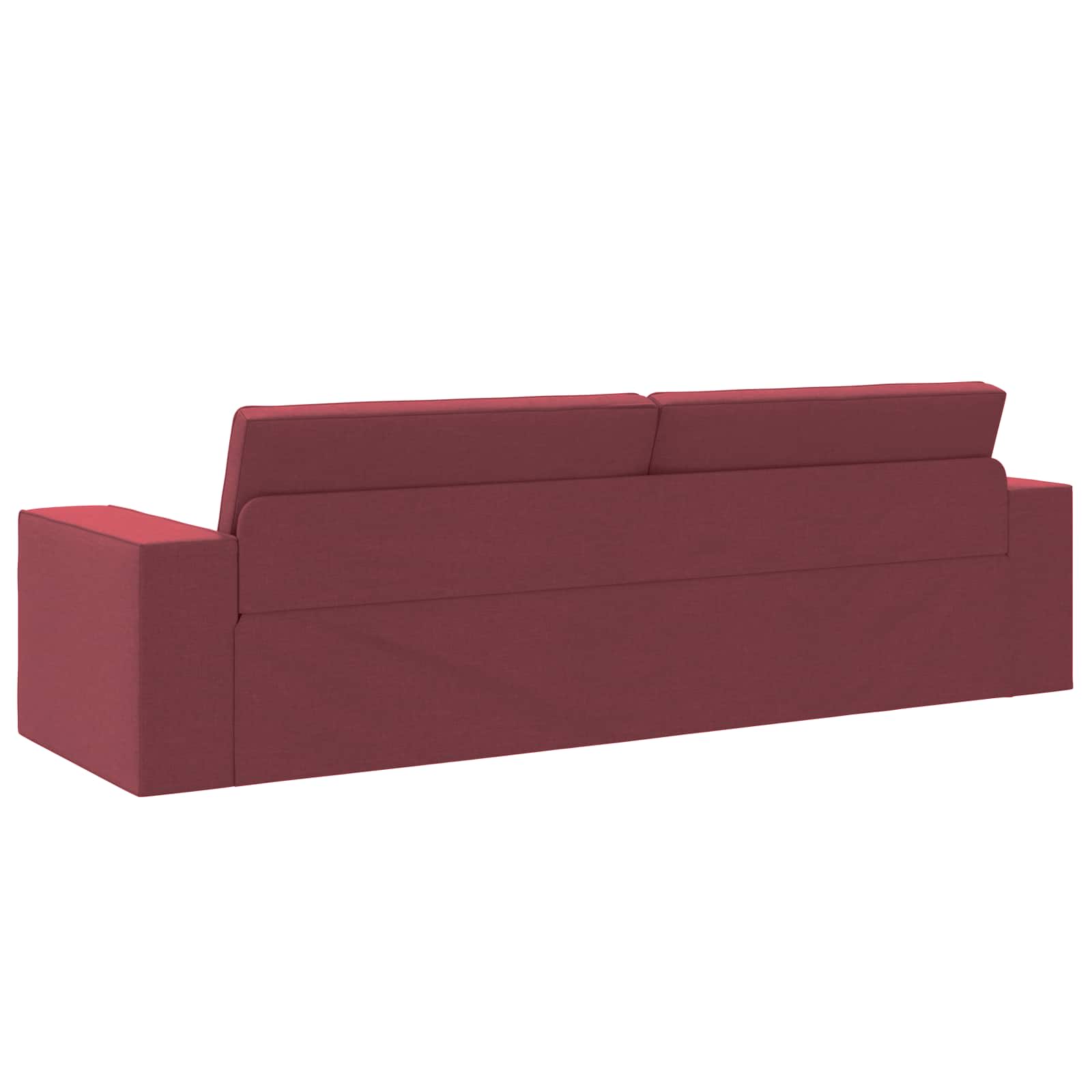 Slaapbank Wijnrood 245 x 78 x 77 cm Stof