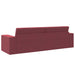 Slaapbank Wijnrood 245 x 78 x 77 cm Stof