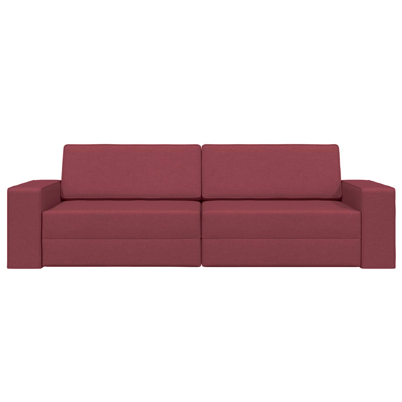 Slaapbank Wijnrood 245 x 78 x 77 cm Stof
