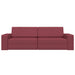 Slaapbank Wijnrood 245 x 78 x 77 cm Stof