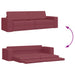 Slaapbank Wijnrood 245 x 78 x 77 cm Stof