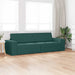 Slaapbank Donkergroen 245 x 78 x 77 cm Stof