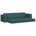 Slaapbank Donkergroen 245 x 78 x 77 cm Stof