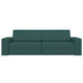 Slaapbank Donkergroen 245 x 78 x 77 cm Stof