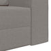 Slaapbank Taupe 245 x 78 x 77 cm Stof