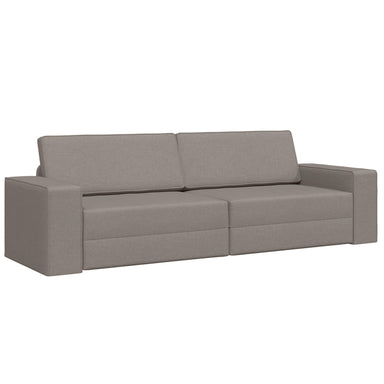 Slaapbank Taupe 245 x 78 x 77 cm Stof