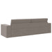 Slaapbank Taupe 245 x 78 x 77 cm Stof