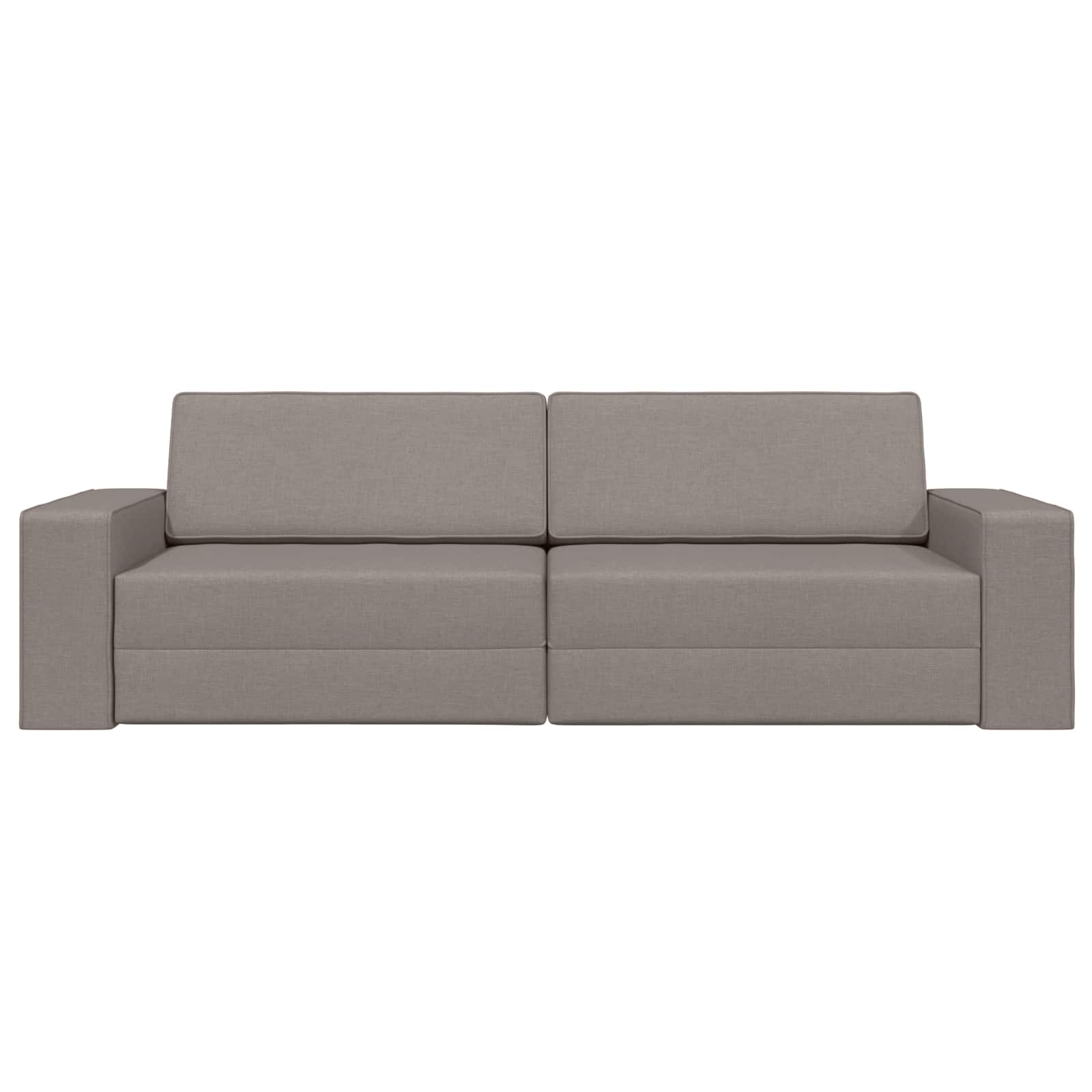 Slaapbank Taupe 245 x 78 x 77 cm Stof