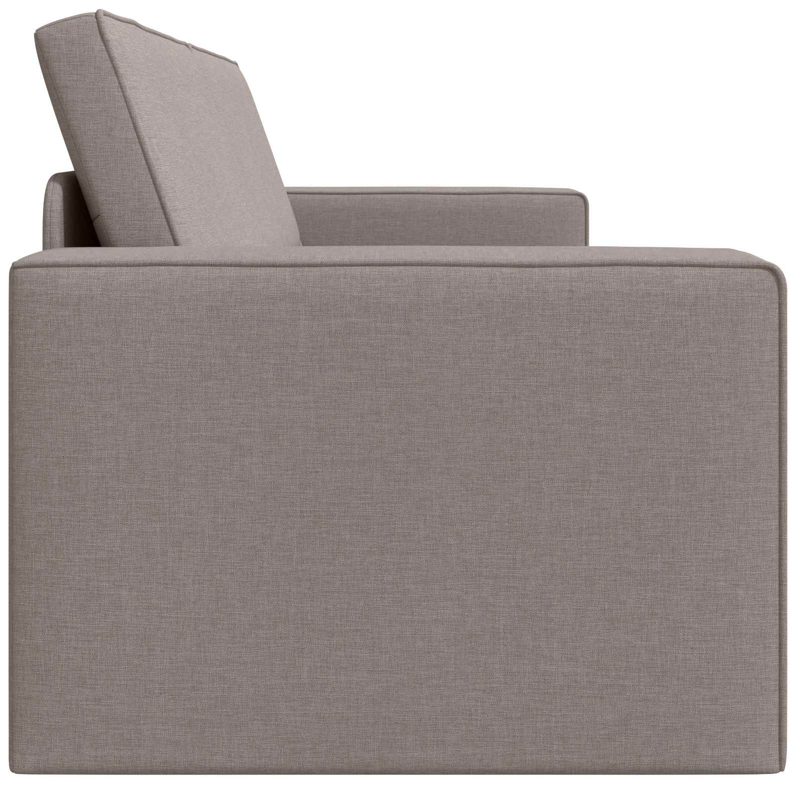 Slaapbank Taupe 245 x 78 x 77 cm Stof