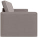 Slaapbank Taupe 245 x 78 x 77 cm Stof