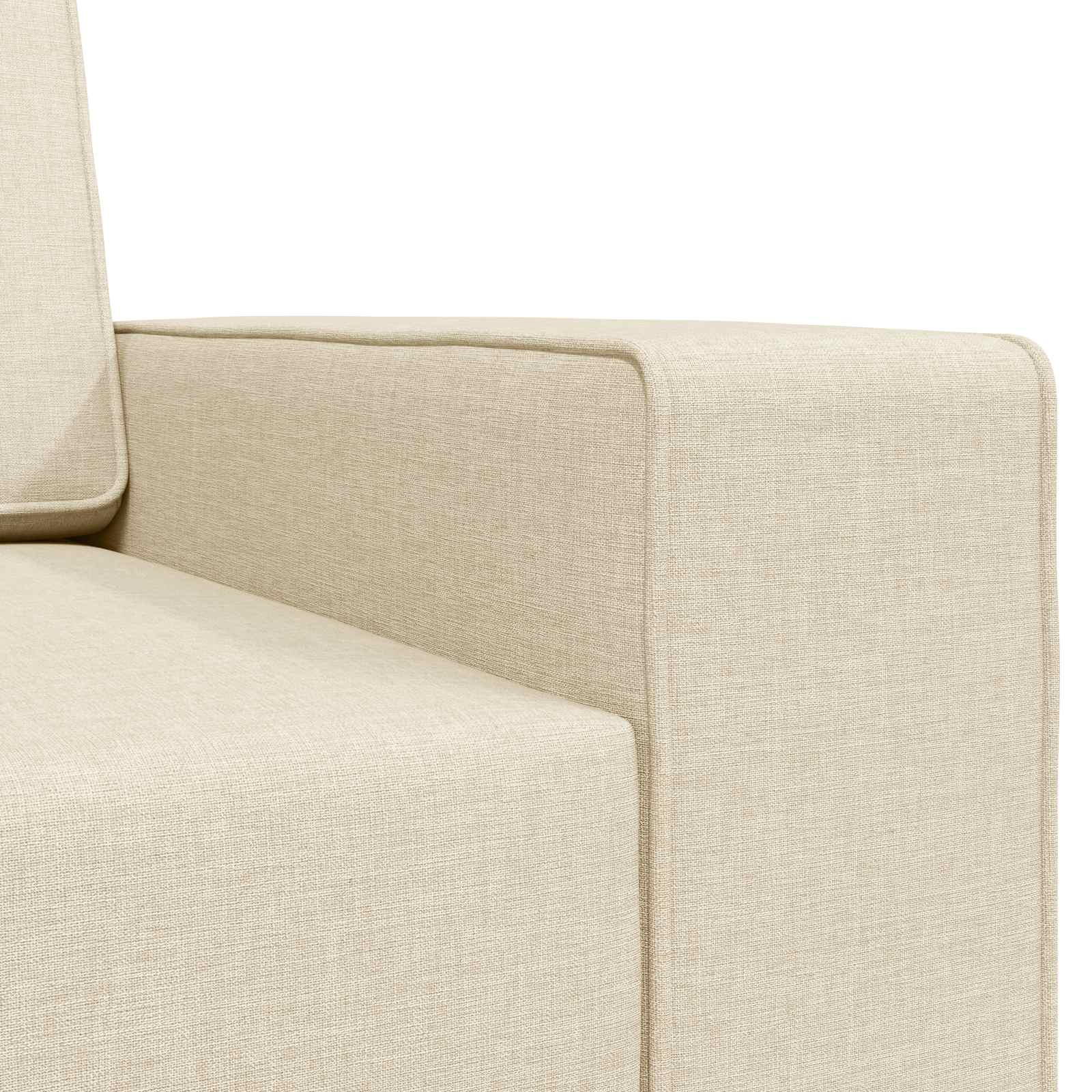 Slaapbank Crème 245 x 78 x 77 cm Stof