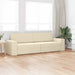 Slaapbank Crème 245 x 78 x 77 cm Stof