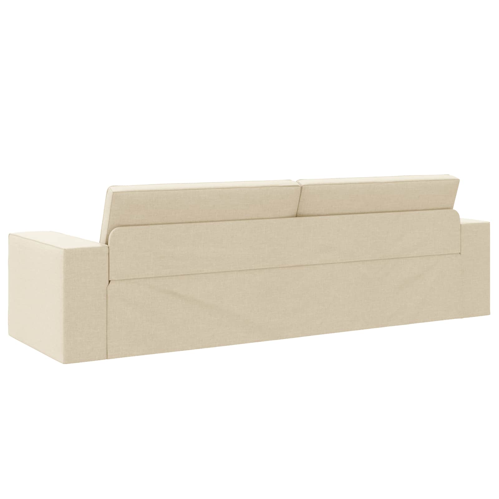 Slaapbank Crème 245 x 78 x 77 cm Stof