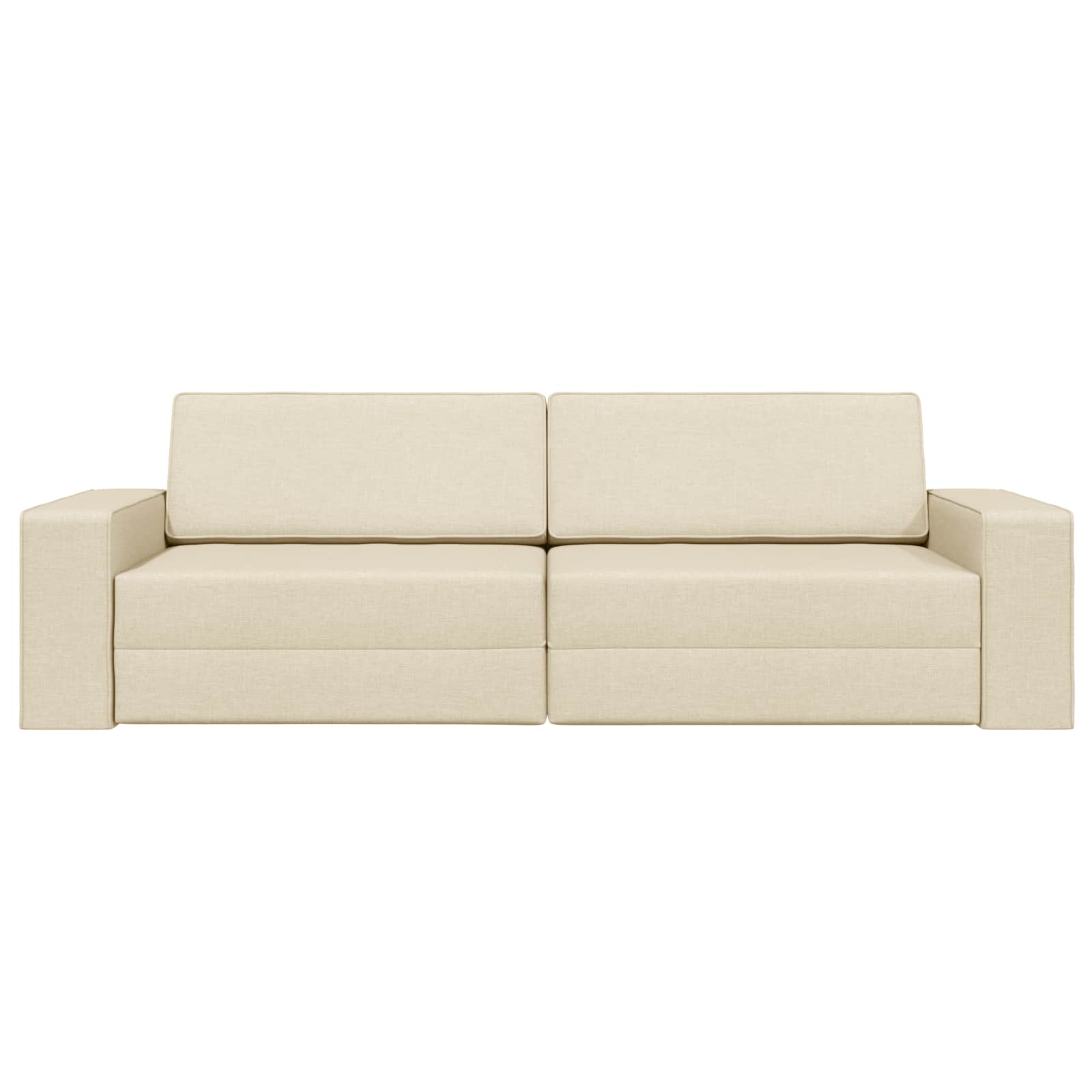 Slaapbank Crème 245 x 78 x 77 cm Stof