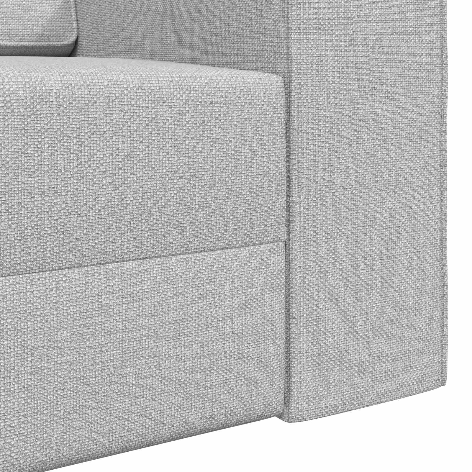 Slaapbank Wolkengrijs 245 x 78 x 77 cm Stof