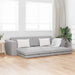 Slaapbank Wolkengrijs 245 x 78 x 77 cm Stof
