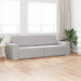Slaapbank Wolkengrijs 245 x 78 x 77 cm Stof