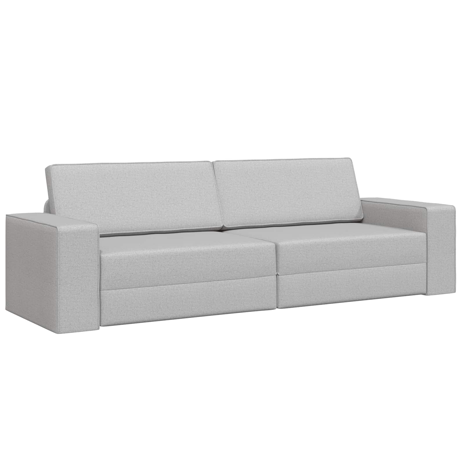 Slaapbank Wolkengrijs 245 x 78 x 77 cm Stof