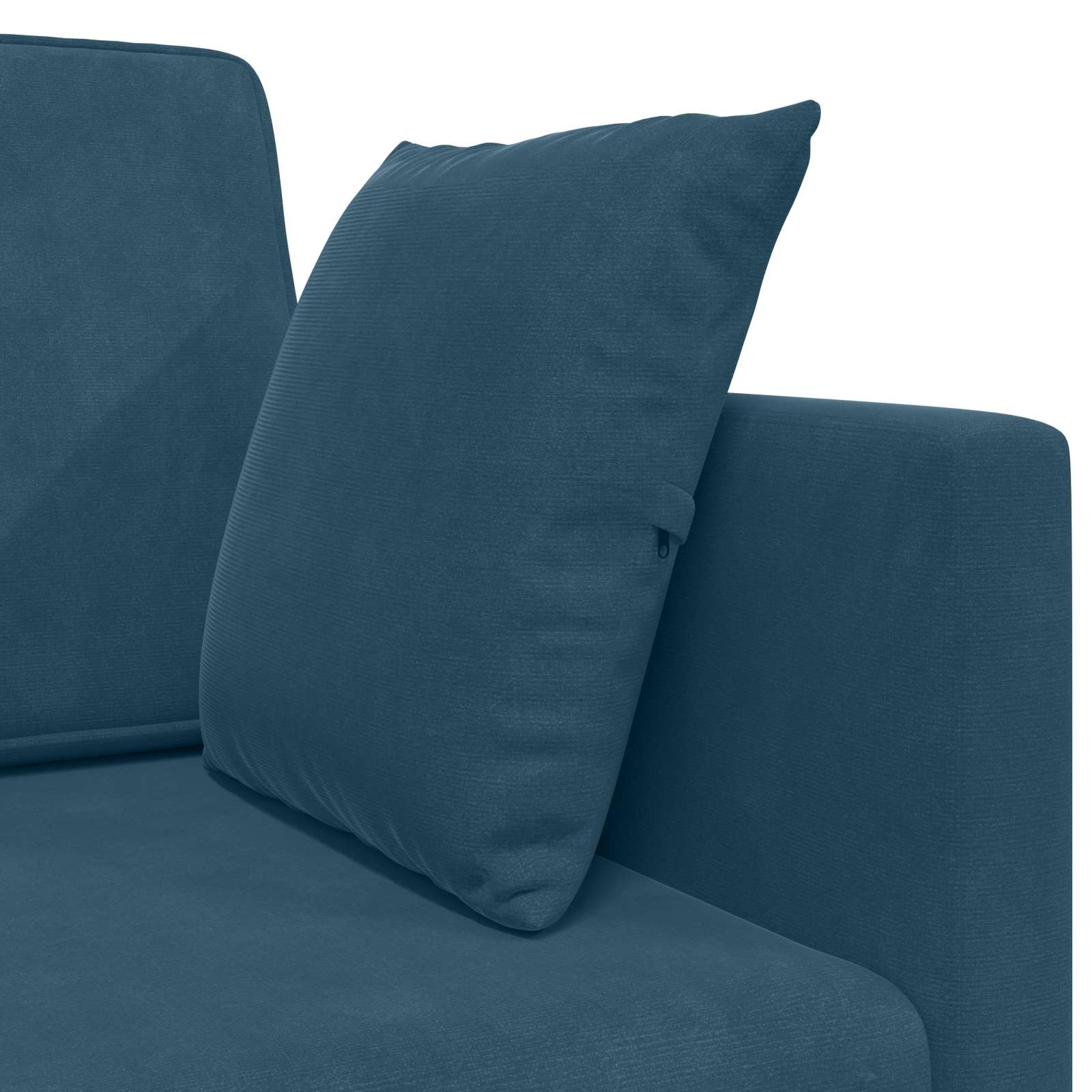 Vloerslaapbank Blauw 213 x 70 x 77 cm Fluweel