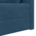 Vloerslaapbank Blauw 213 x 70 x 77 cm Fluweel