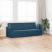 Vloerslaapbank Blauw 213 x 70 x 77 cm Fluweel