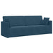 Vloerslaapbank Blauw 213 x 70 x 77 cm Fluweel