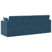 Vloerslaapbank Blauw 213 x 70 x 77 cm Fluweel