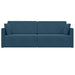 Vloerslaapbank Blauw 213 x 70 x 77 cm Fluweel