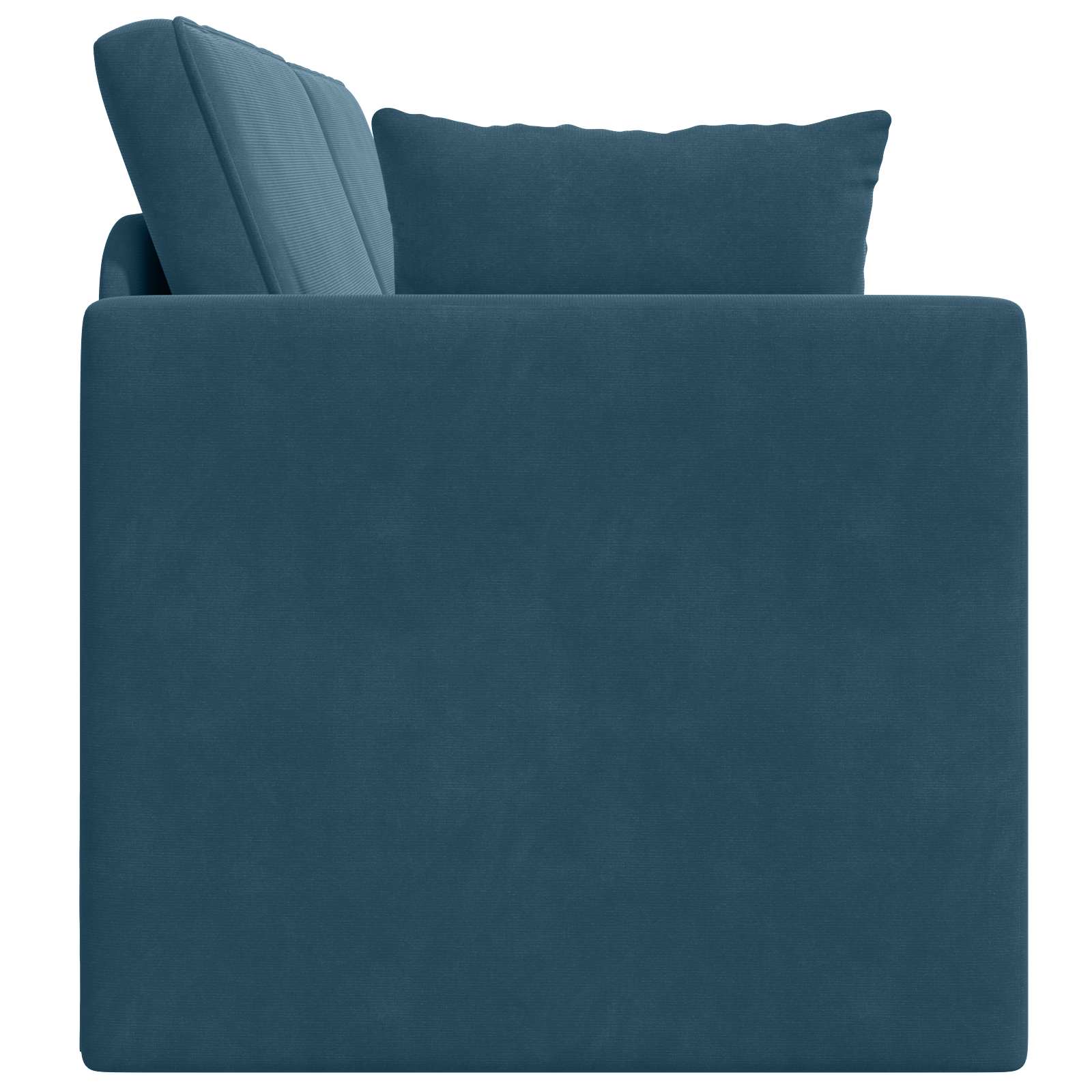 Vloerslaapbank Blauw 213 x 70 x 77 cm Fluweel