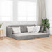 Vloerslaapbank Lichtgrijs 213 x 70 x 77 cm Fluweel