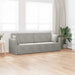 Vloerslaapbank Lichtgrijs 213 x 70 x 77 cm Fluweel