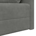Vloerslaapbank Donkergrijs 213 x 70 x 77 cm Fluweel