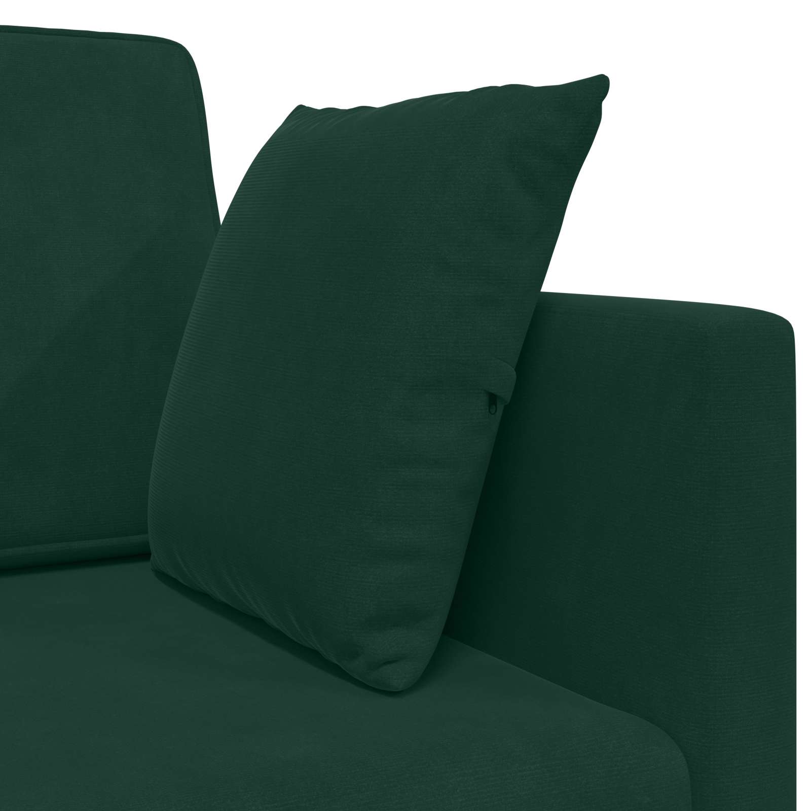 Vloerslaapbank Donkergroen 213 x 70 x 77 cm Fluweel