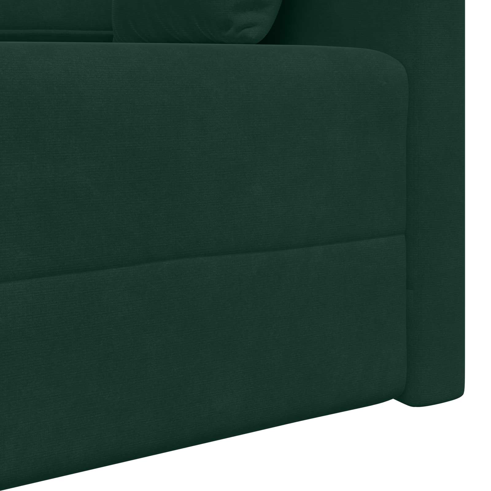 Vloerslaapbank Donkergroen 213 x 70 x 77 cm Fluweel