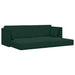 Vloerslaapbank Donkergroen 213 x 70 x 77 cm Fluweel