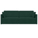 Vloerslaapbank Donkergroen 213 x 70 x 77 cm Fluweel