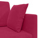 Vloerslaapbank Wijnrood 213 x 70 x 77 cm Fluweel