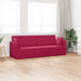 Vloerslaapbank Wijnrood 213 x 70 x 77 cm Fluweel