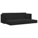 Vloerslaapbank Zwart 213 x 70 x 77 cm Fluweel