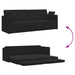 Vloerslaapbank Zwart 213 x 70 x 77 cm Fluweel