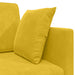 Vloerslaapbank Geel 213 x 70 x 77 cm Fluweel