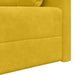 Vloerslaapbank Geel 213 x 70 x 77 cm Fluweel