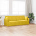 Vloerslaapbank Geel 213 x 70 x 77 cm Fluweel