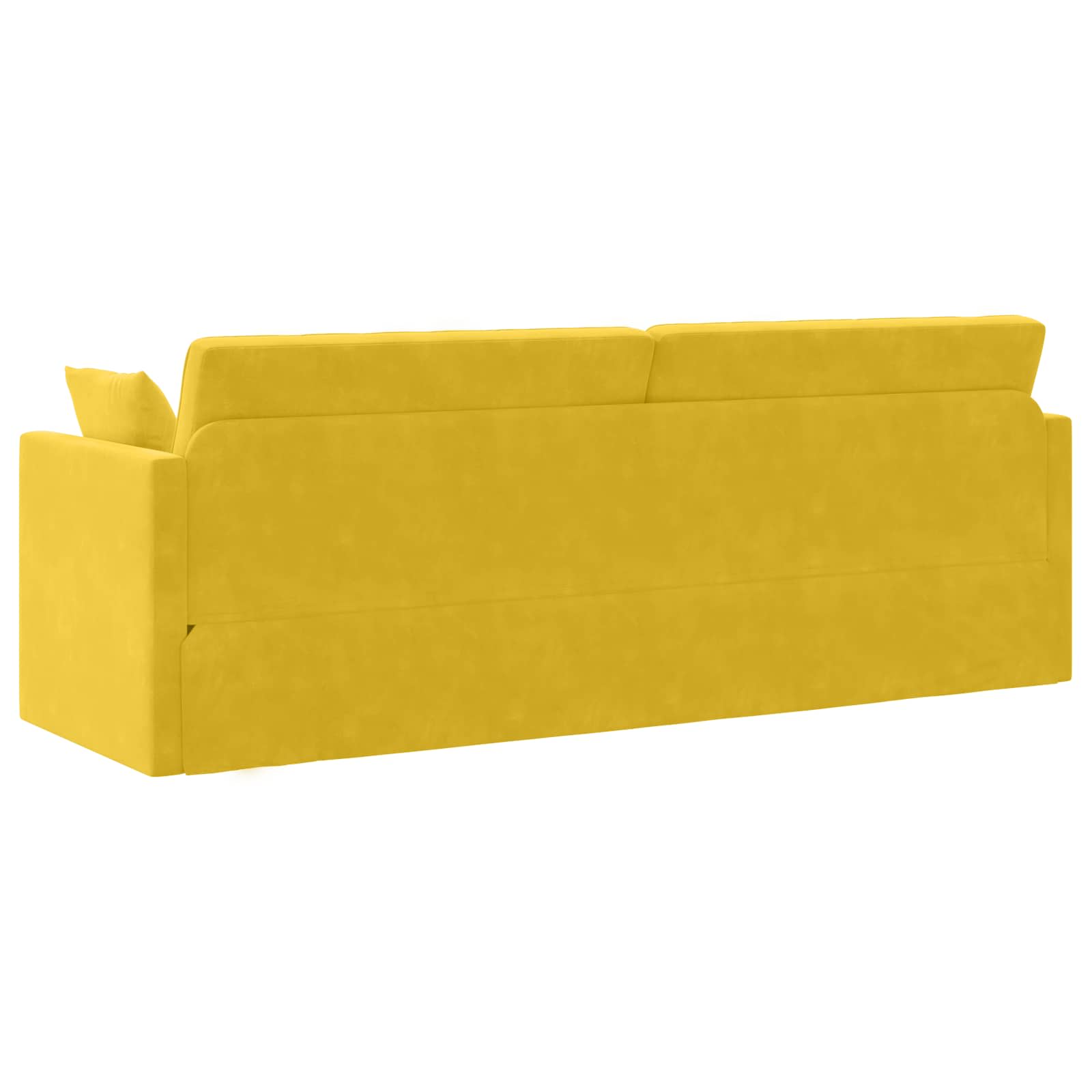 Vloerslaapbank Geel 213 x 70 x 77 cm Fluweel