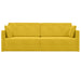 Vloerslaapbank Geel 213 x 70 x 77 cm Fluweel