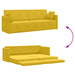 Vloerslaapbank Geel 213 x 70 x 77 cm Fluweel