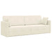 Vloerslaapbank Crème 213 x 70 x 77 cm Fluweel